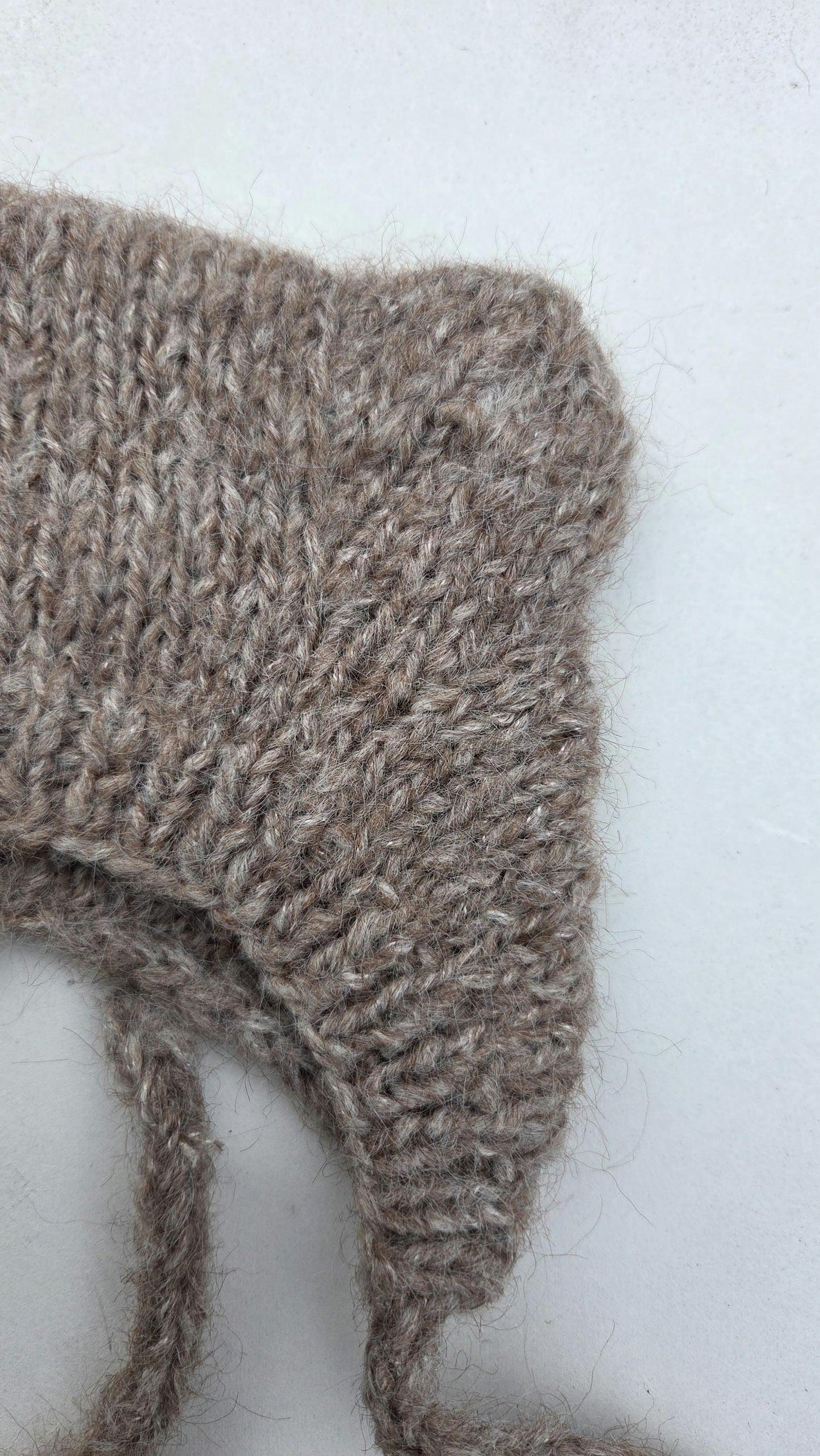 Bear Bonnet Knitting Pattern