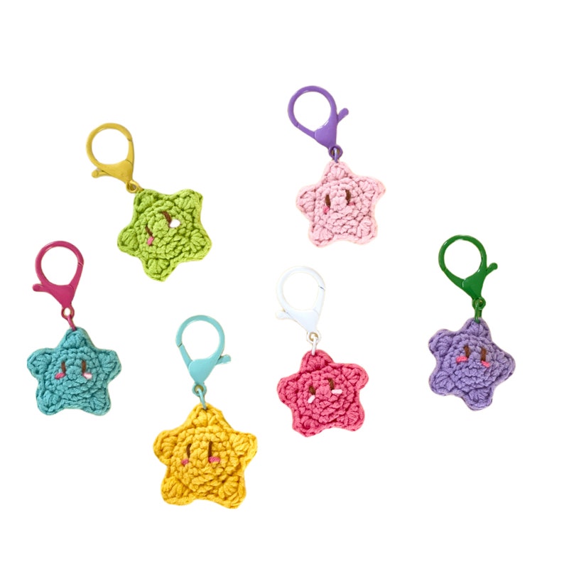 Crochet Star Keychain Pattern