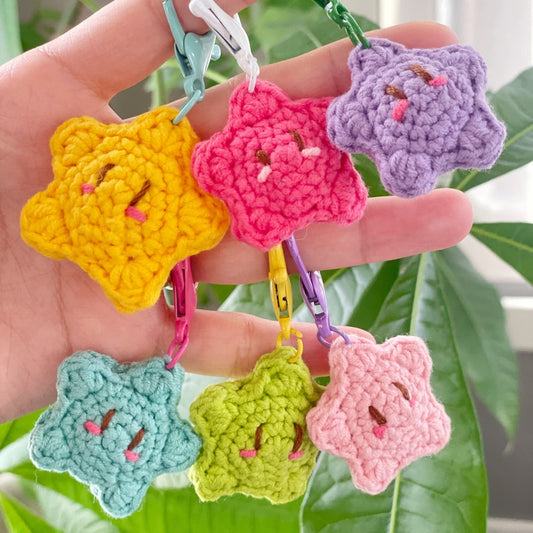 Crochet Star Keychain Pattern