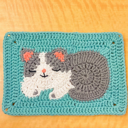 Cat Granny Squares Crochet Pattern