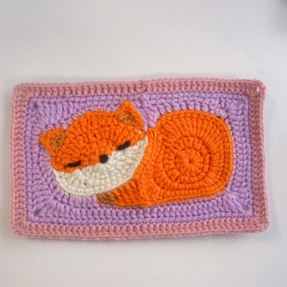 Crochet Fox Granny Squares Digital Pattern