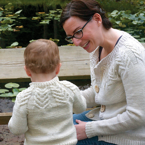 Bold Cables Cardigan Knitting Pattern