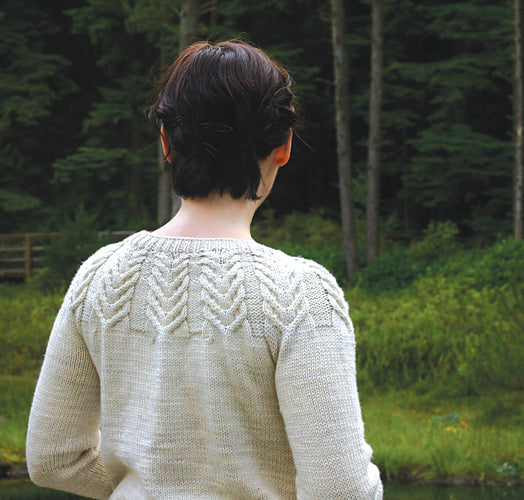 Bold Cables Cardigan Knitting Pattern