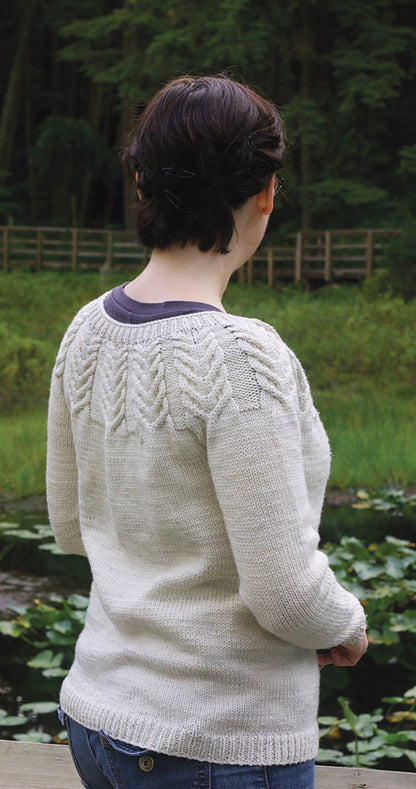 Bold Cables Cardigan Knitting Pattern
