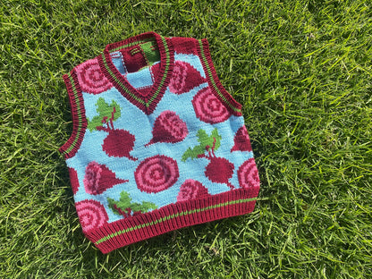 Beetroots Vest Knitting Pattern