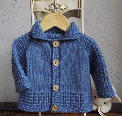 Seamless Top Down Cardigan Knitting Pattern