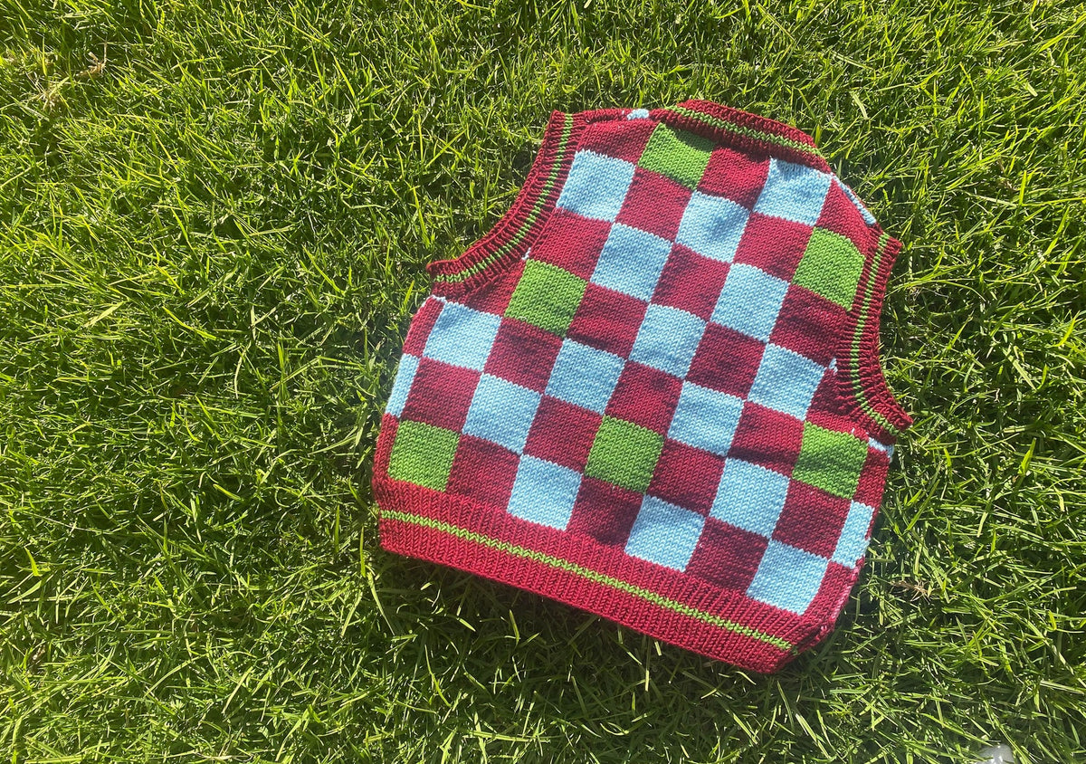Beetroots Vest Knitting Pattern