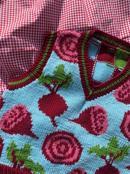Beetroots Vest Knitting Pattern