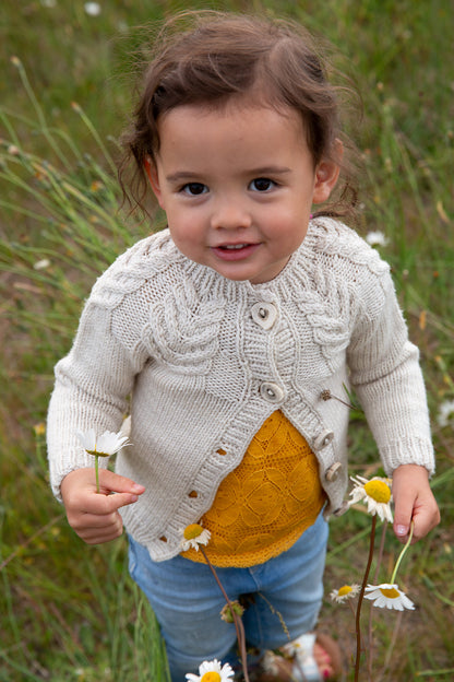 Bold Cables Cardigan Knitting Pattern