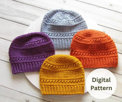 Sweet Beanie Crochet Pattern